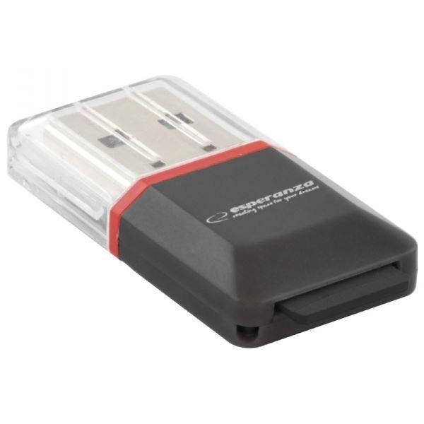 Esperanza EA134 MicroSD Card Reader Black