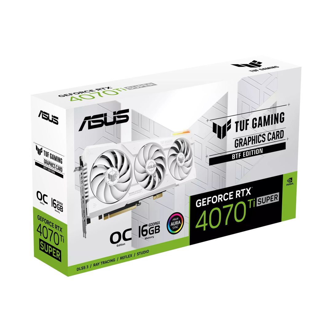 Asus TUF-RTX4070TIS-O16G-BTF-WHITE