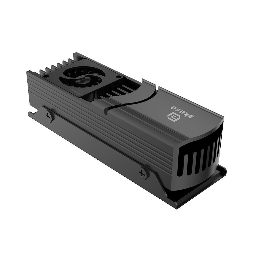 Akasa Gecko Pro LX Active Cooling for M.2 NVMe PCIe 5.0