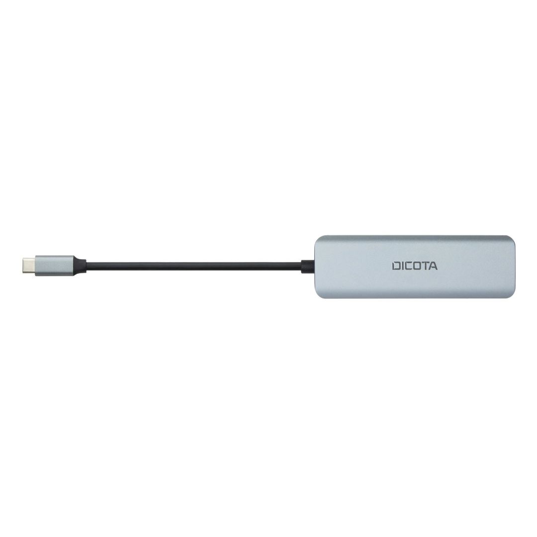 Dicota USB-C 4-in-1 Highspeed Hub 10 Gbps Silver