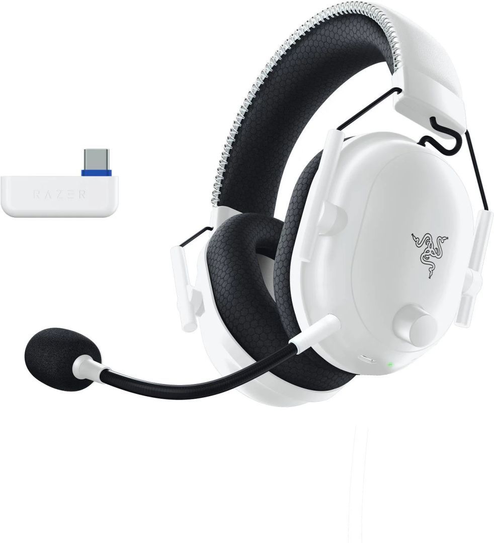 Razer BlackShark V2 Pro for PlayStation Wireless Bluetooth Gaming Headset White