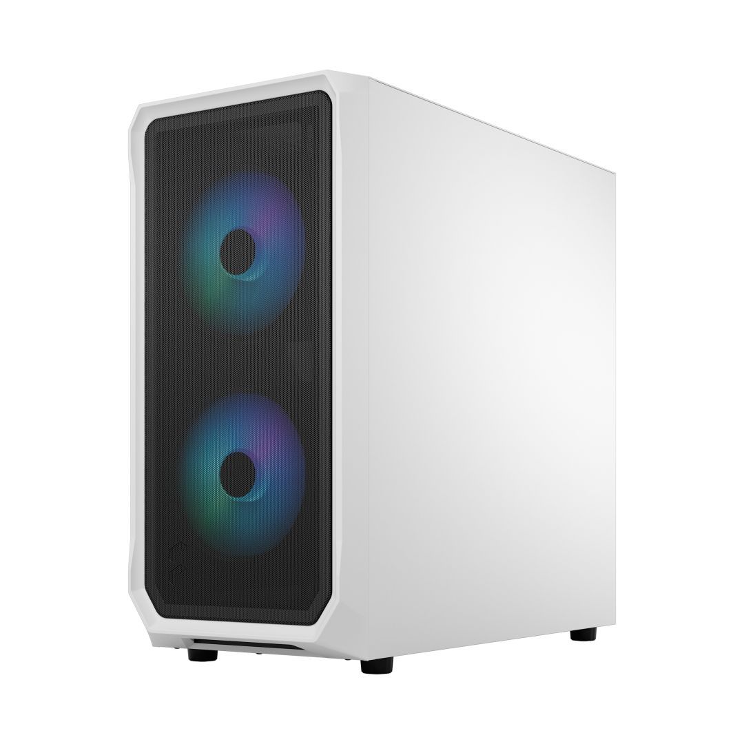 Fractal Design Focus 2 RGB Tempered Glass White TG Clear Tint