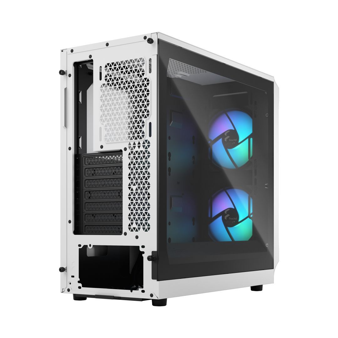 Fractal Design Focus 2 RGB Tempered Glass White TG Clear Tint