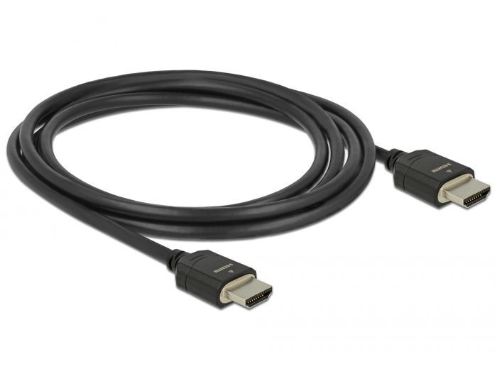 DeLock Ultra High Speed HDMI 48Gbps 8K 60Hz 2m cable Black