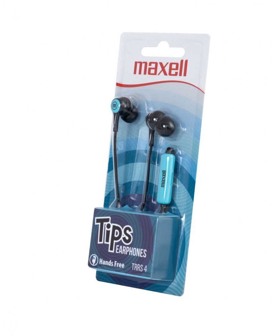 Maxell In-Tips Headset Blue/Black