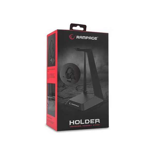 Rampage RM-H19 headset holder Black