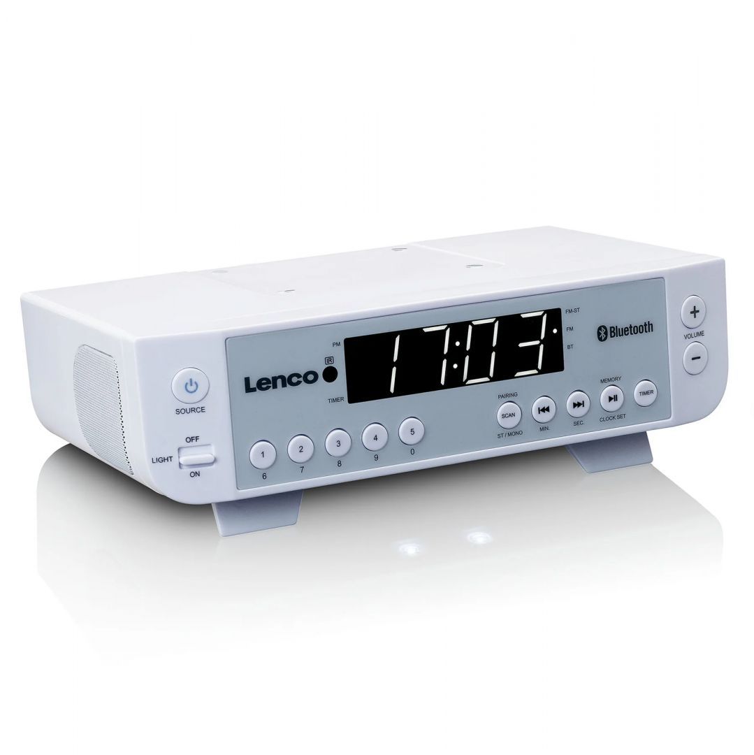 Lenco KCR-100 Kitchen Radio with Bluetooth White