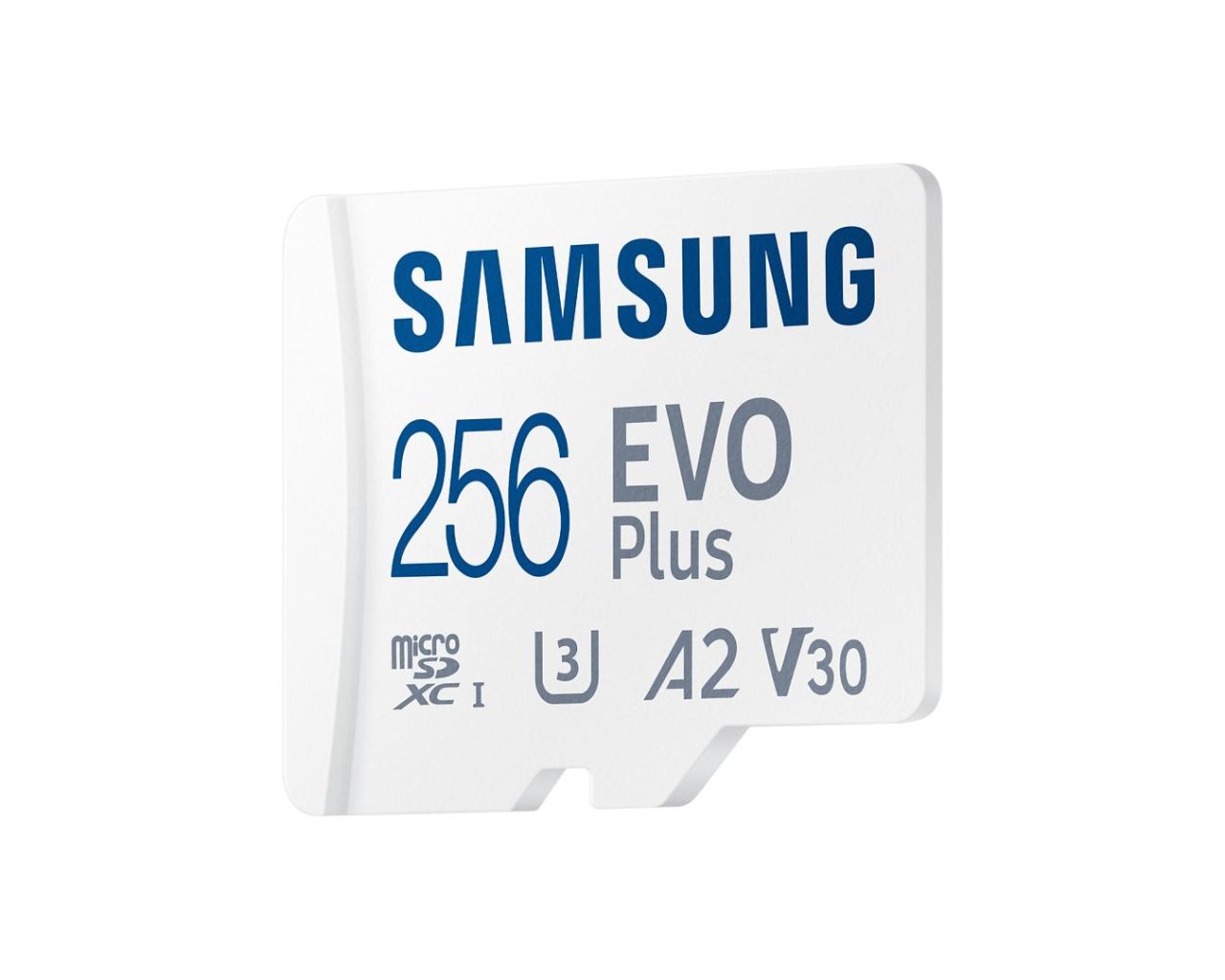 Samsung 256GB microSDXC EVO Plus Class10 U3 A2 V30 + adapterrel