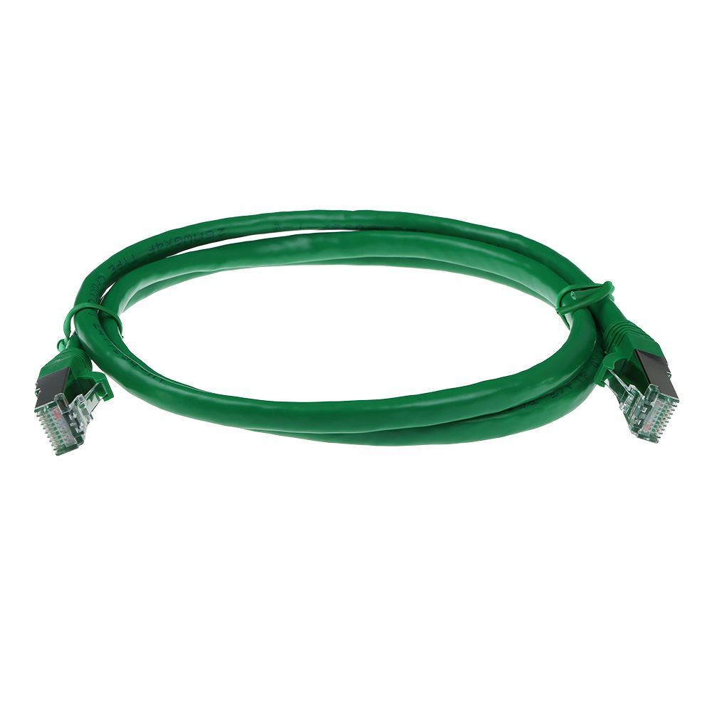 ACT CAT6A S-FTP Patch Cable 10m Green