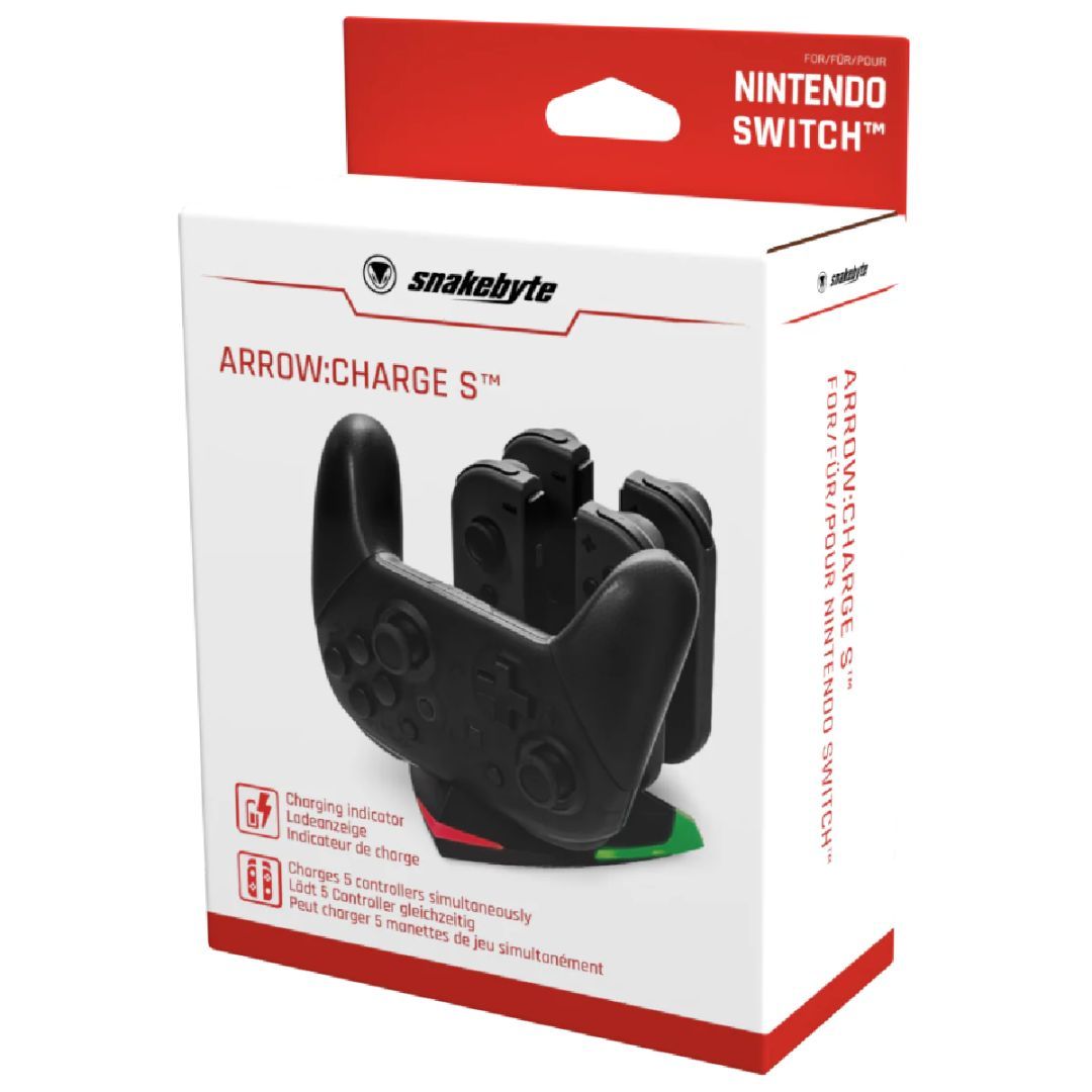 snakebyte Arrow Charge S Black