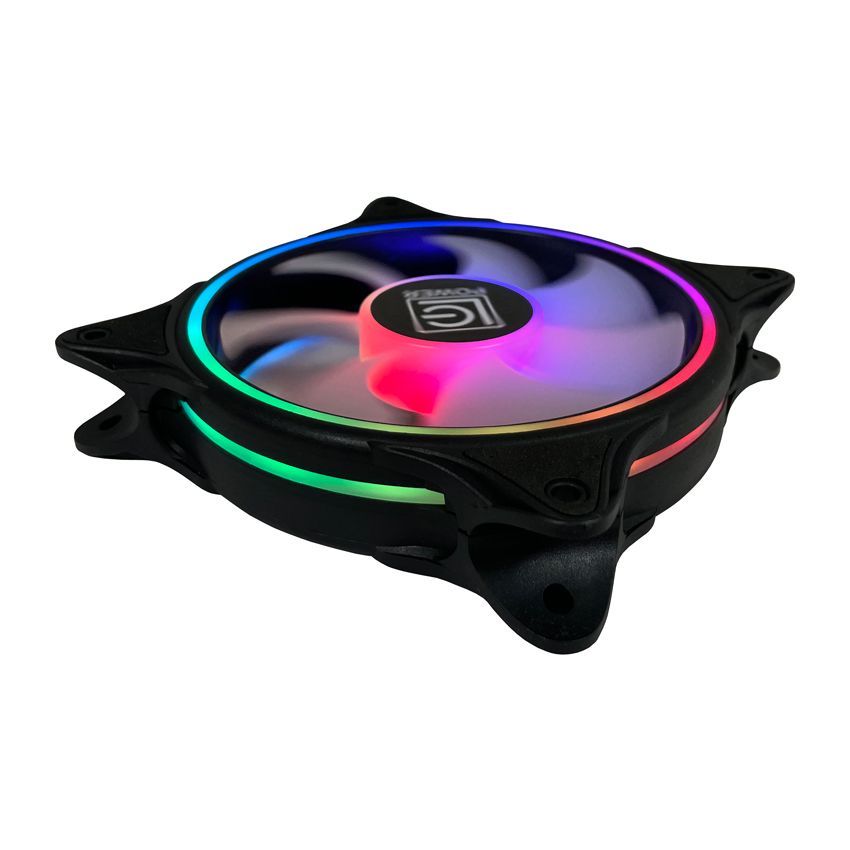 LC Power LC-CF-120-ARGB-B 120mm ARGB Case Fan Black