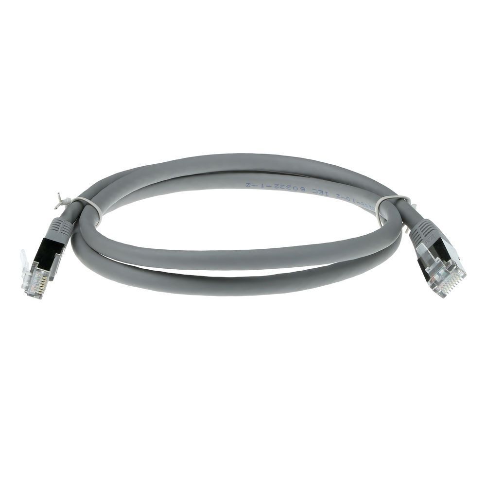 ACT CAT6A S-FTP Patch Cable 0,5m Grey