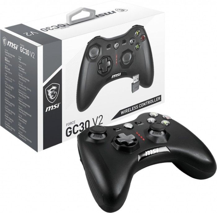 Msi Force GC30 V2 Wireless/USB Gamepad Black