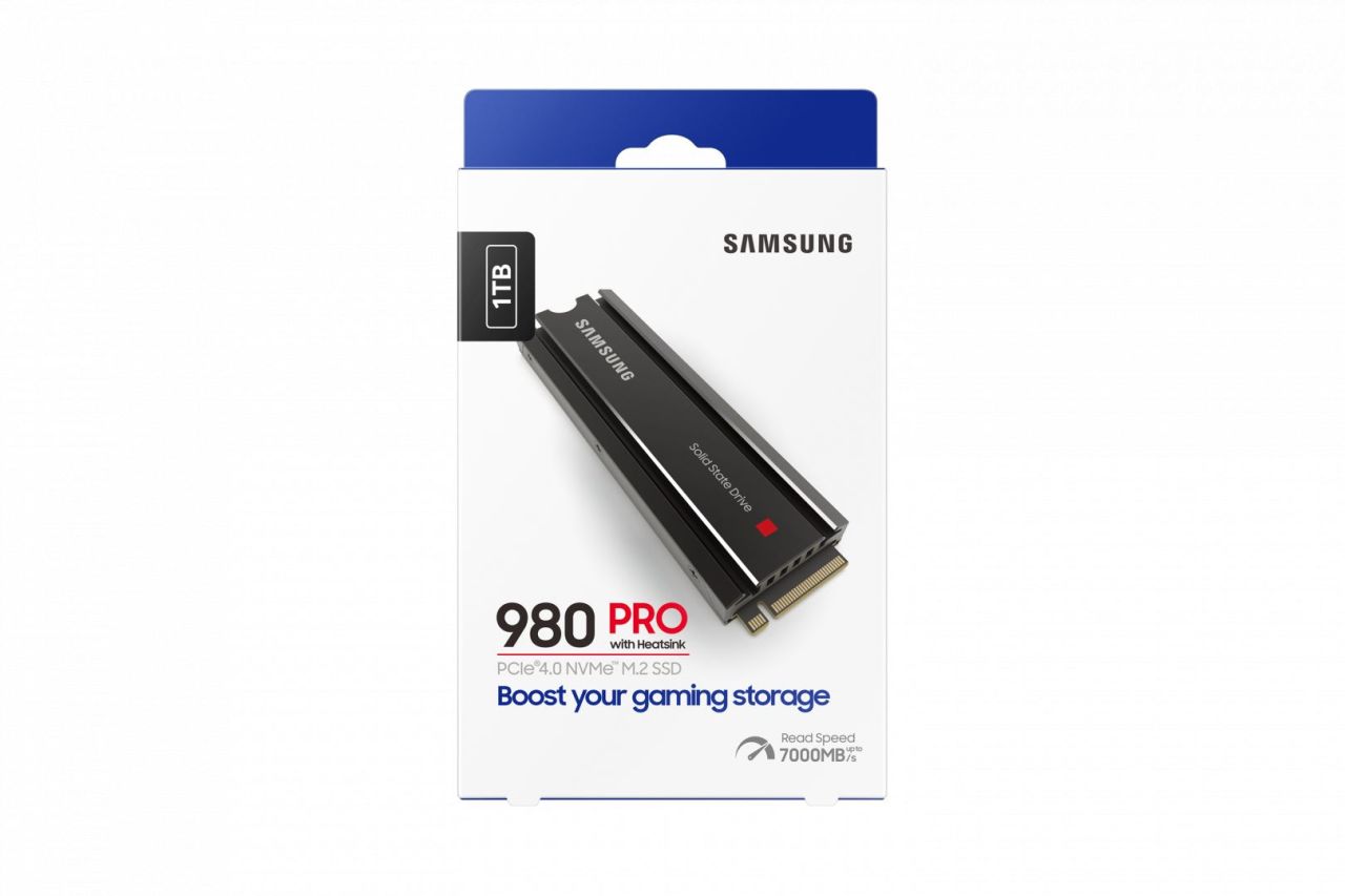 Samsung 1TB M.2 2280 NVMe 980 Pro with Heatskin