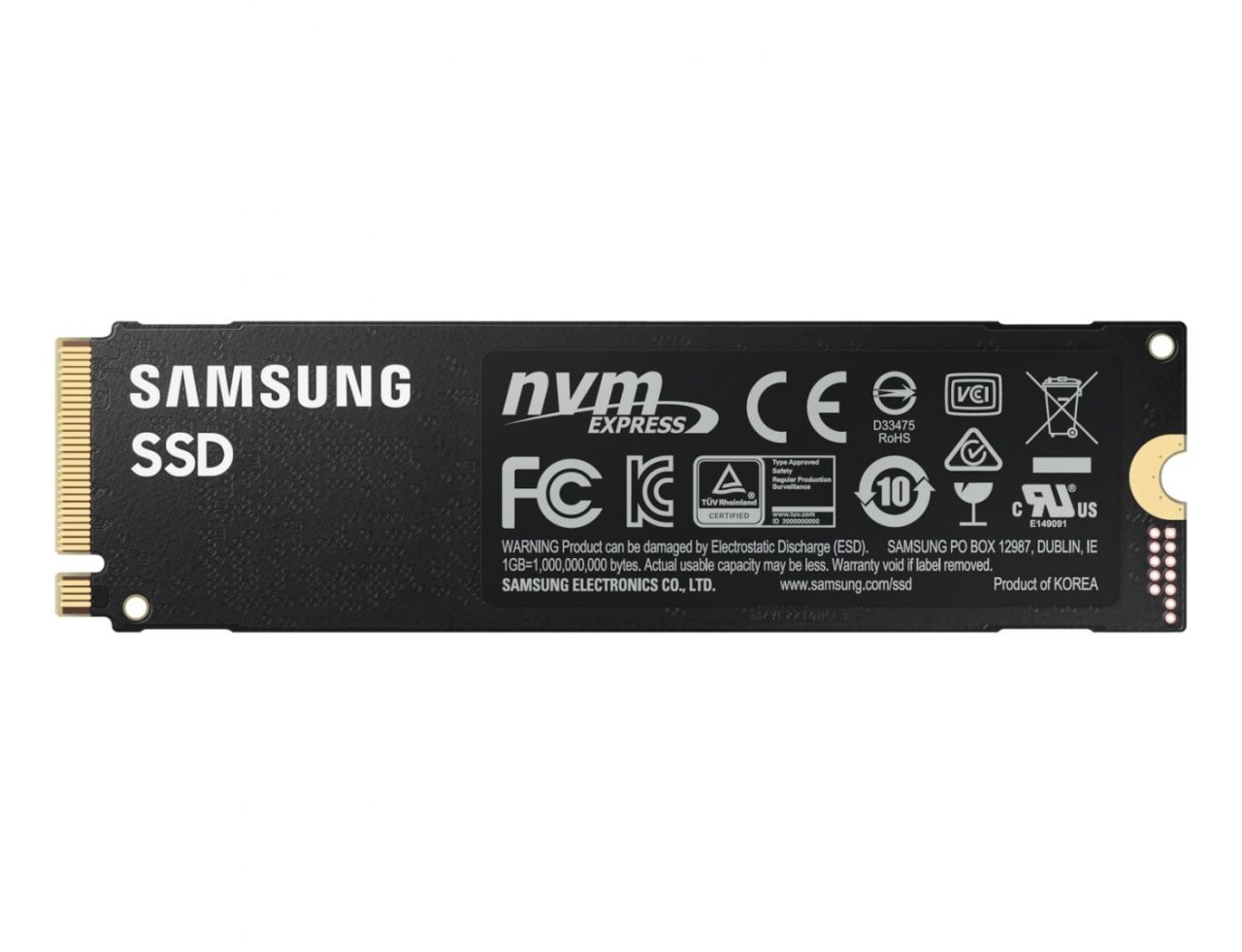 Samsung 1TB M.2 2280 NVMe 980 Pro