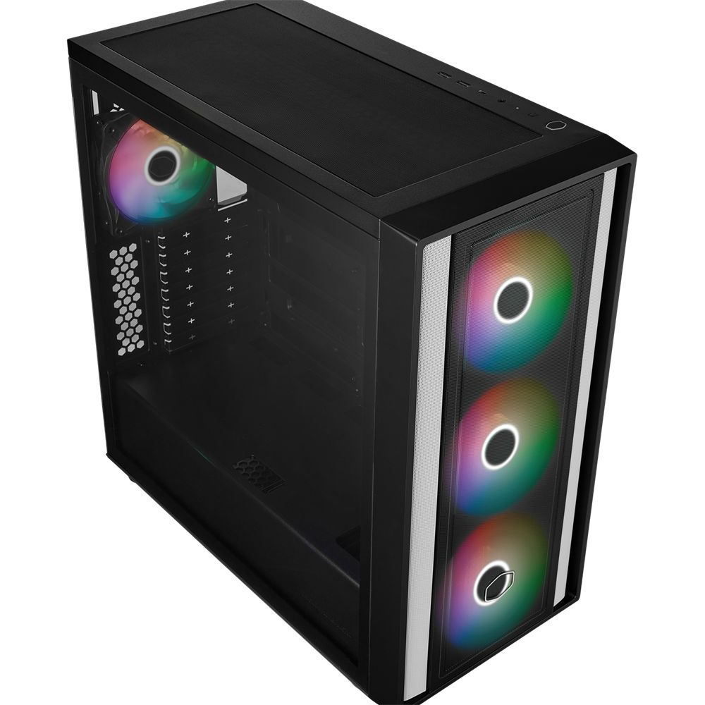 Cooler Master MasterBox 600 Tempered Glass Black