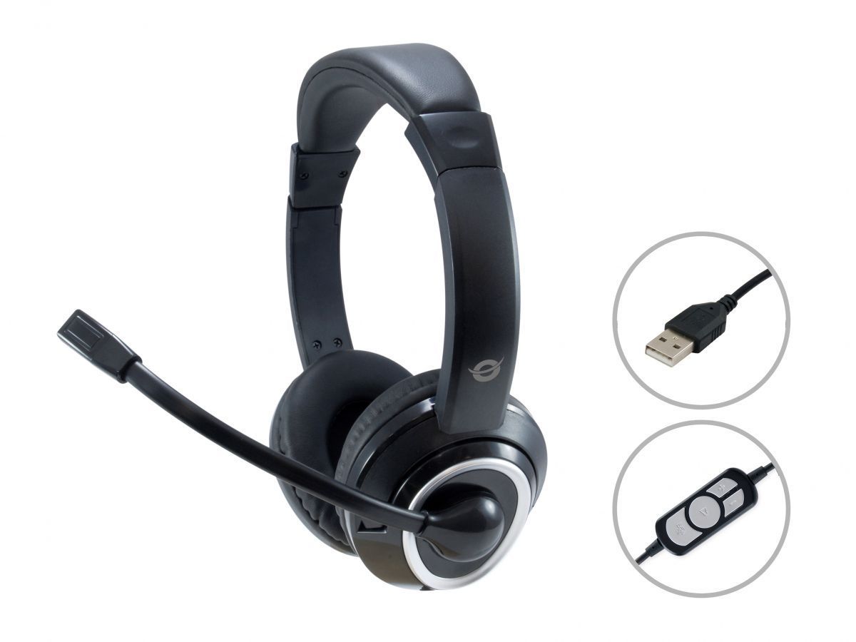 Conceptronic POLONA01B Headset Black