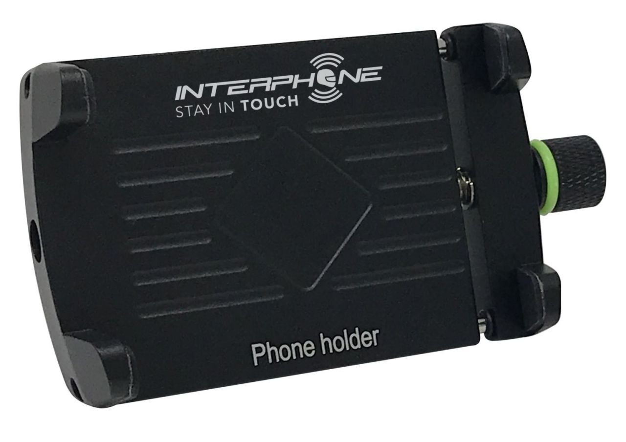 FIXED Universal holder Interphone CRAB Evo Alu with durable construction, handlebar mount