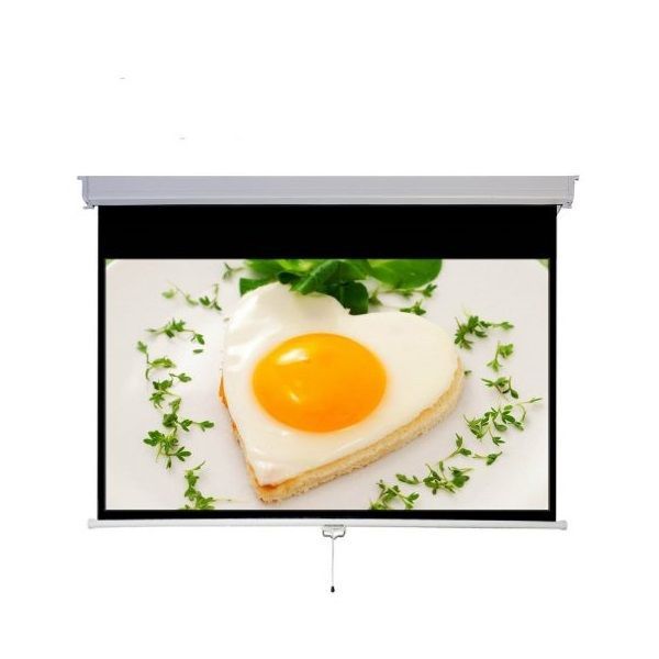 Medium Rollo Matt White 186x105cm Format 16:9