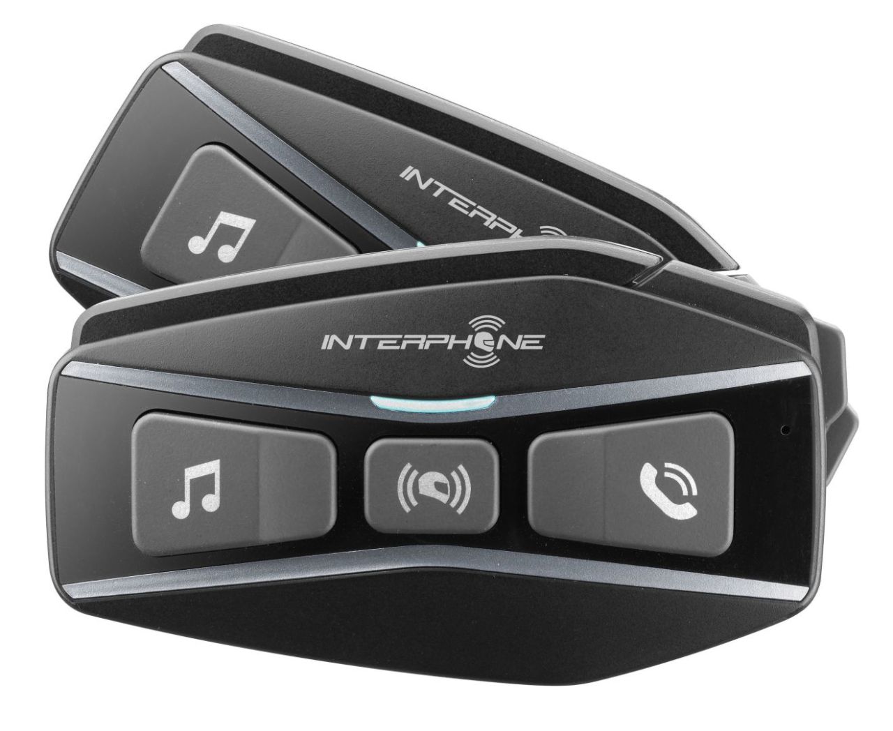 Interphone U-COM16 Bluetooth headset for closed and open helmets Twin Pack