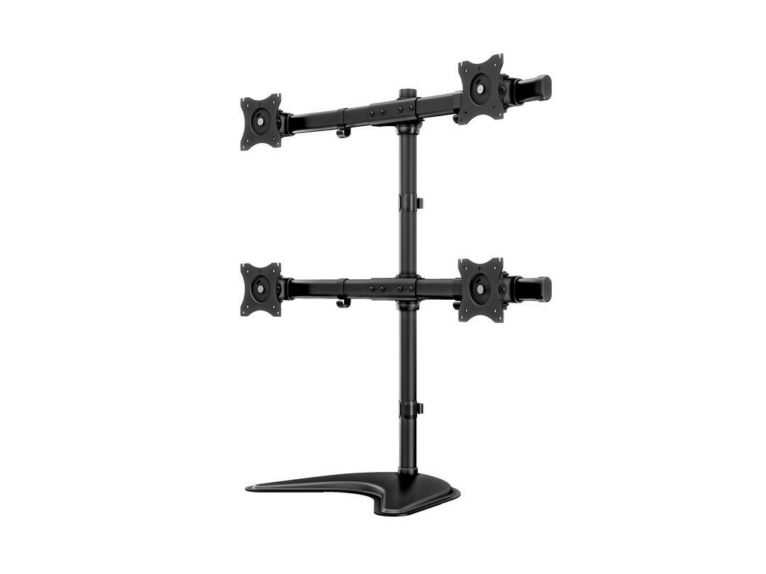 Multibrackets M Deskstand Basic Quad 15-27" Black