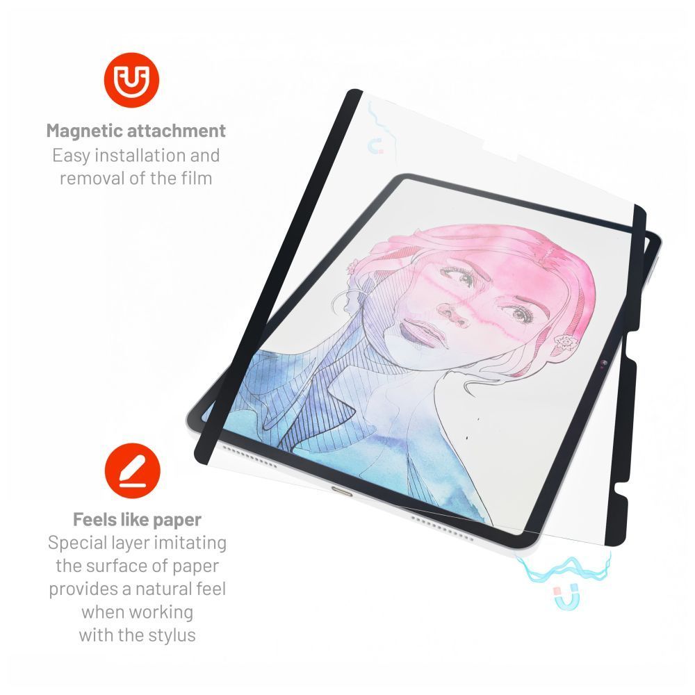 FIXED Magnetic PaperFilm Screen Protector for Apple iPad Pro 11" (2024)