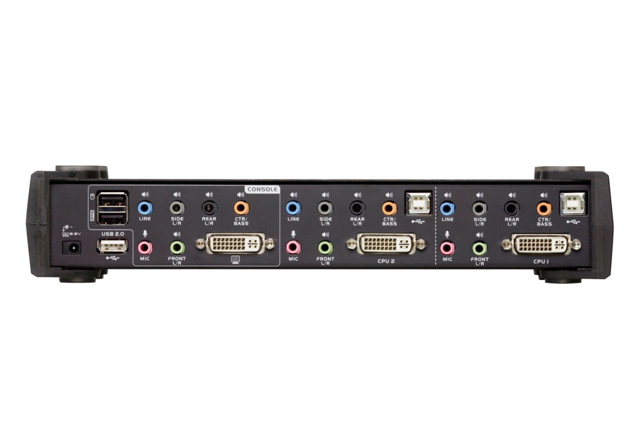 ATEN CS1782A 2-Port USB DVI Dual Link/CH7.1 Audio KVMP Switch