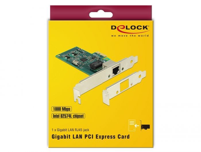 DeLock PCI Express Card > 1x Gigabit LAN