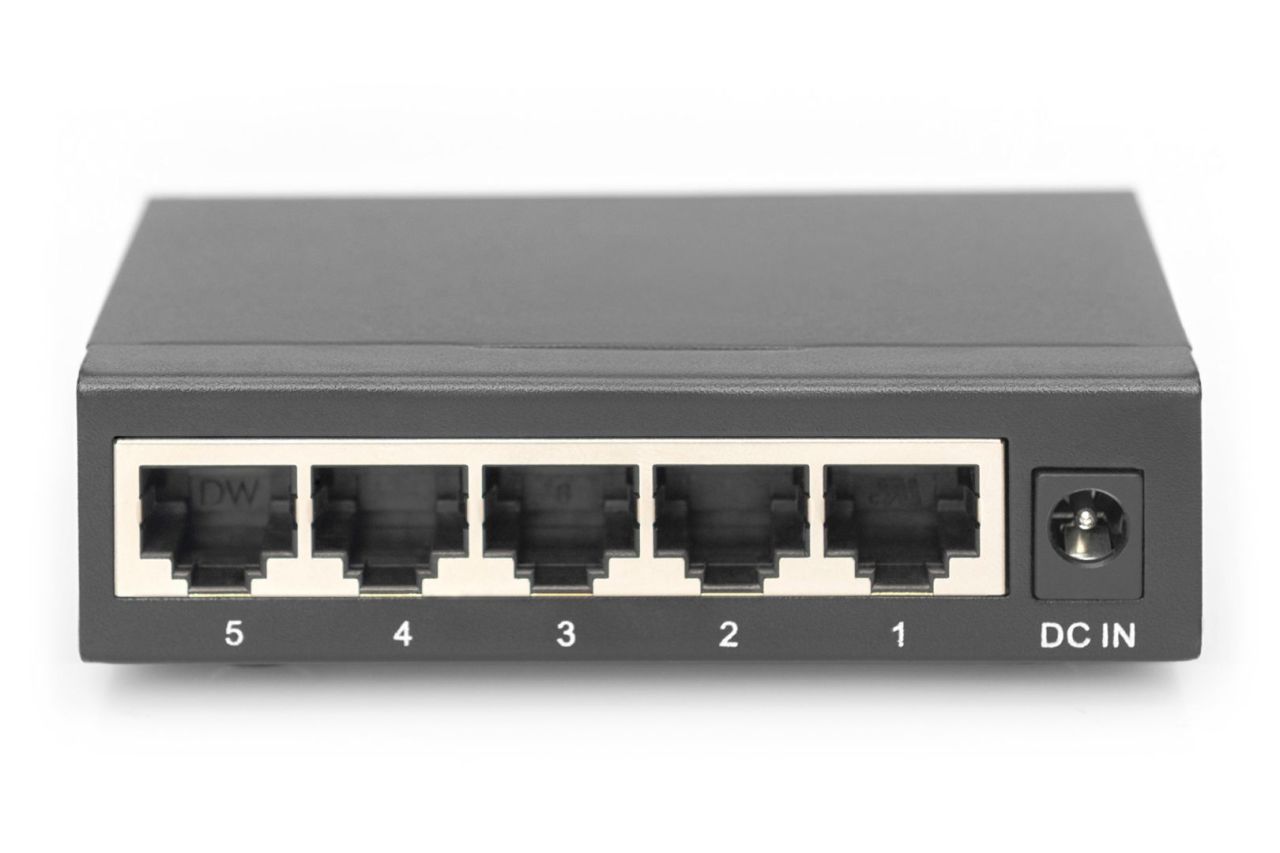 Digitus 5 port Gigabit Network Desktop Metall Housing Switch