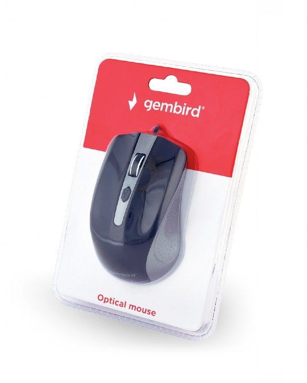 Gembird MUS-4B-01-GB Optical mouse Space Grey/Black