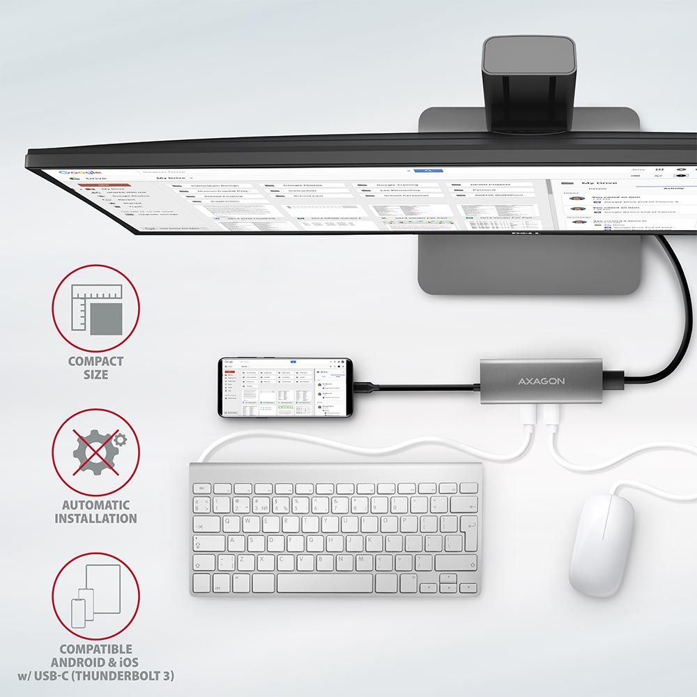 AXAGON HMC-5G2 SuperSpeed USB-C 10 Gbps SpeedSter 5H hub