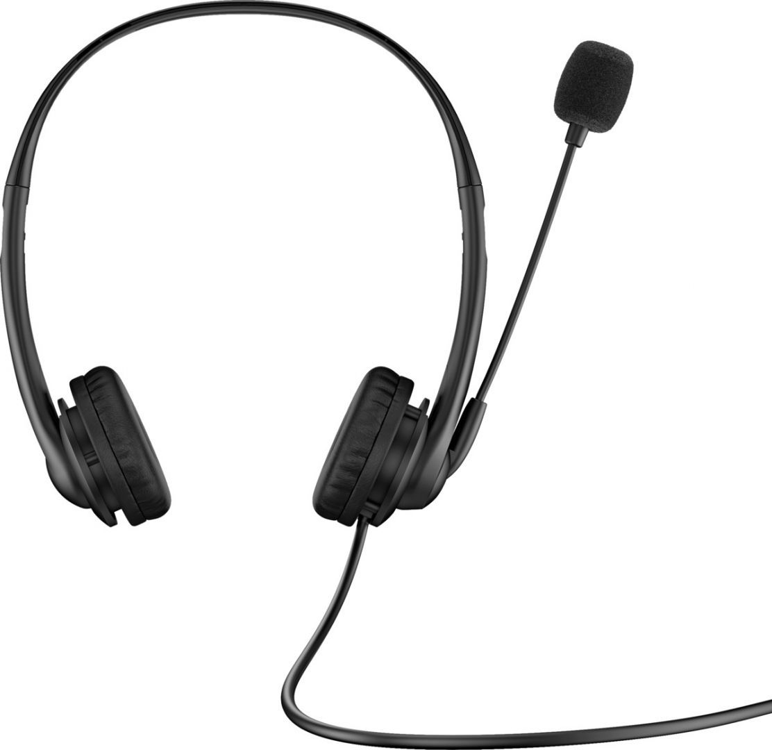 HP G2 Stereo USB Headset Black