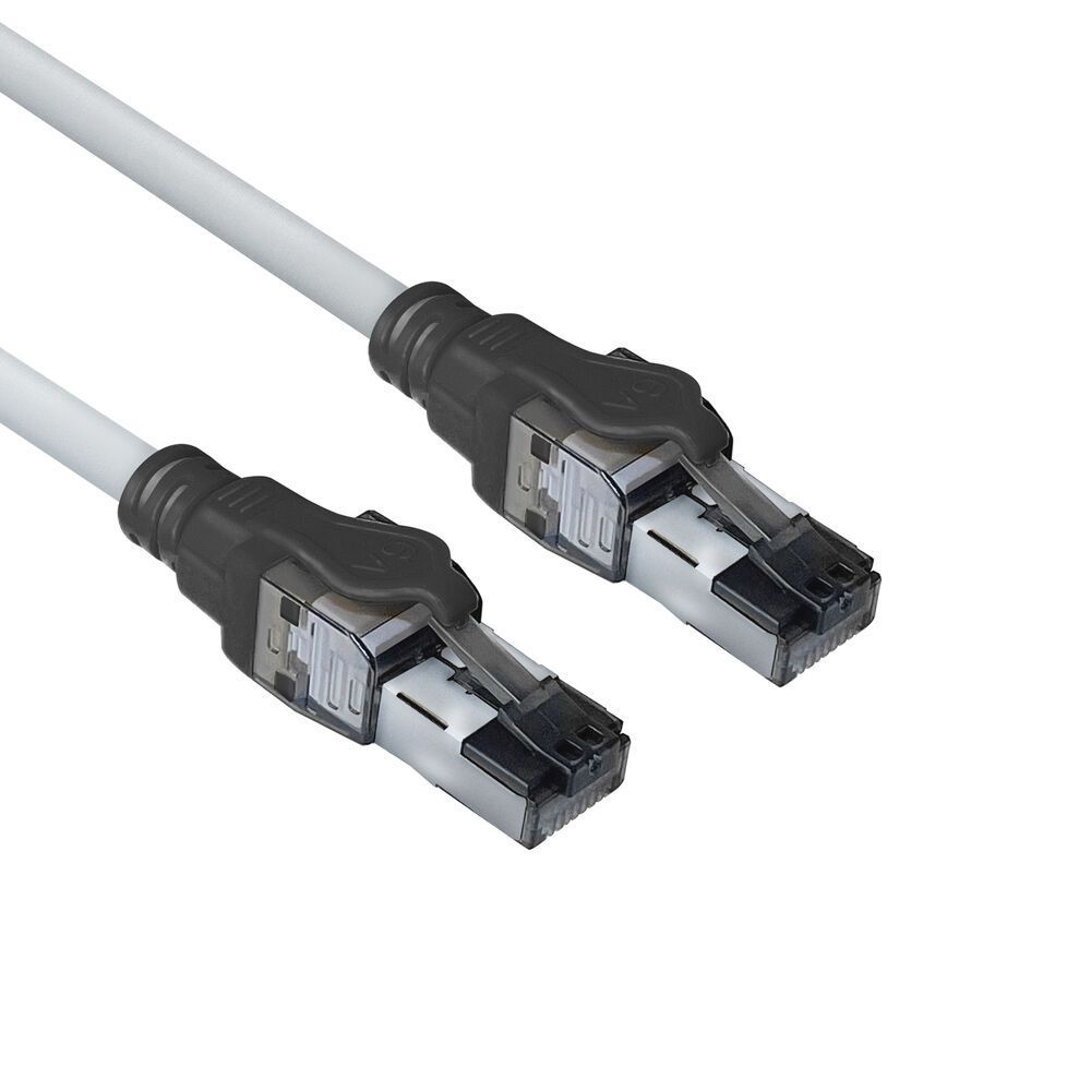 ACT CAT6A S-FTP Patch Cable 2m Grey