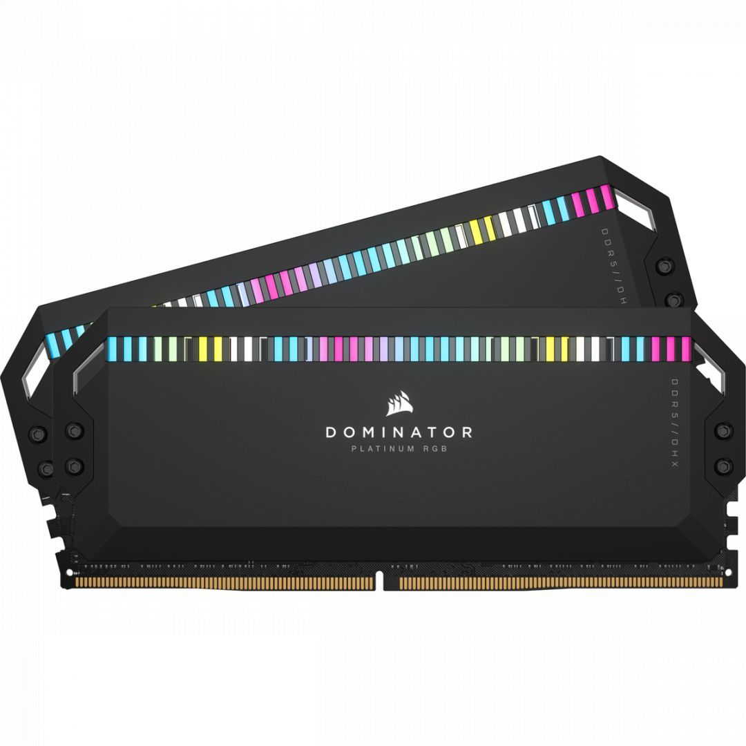 Corsair 64GB DDR5 5600MHz Kit(2x32GB) Dominator Platinum RGB Black