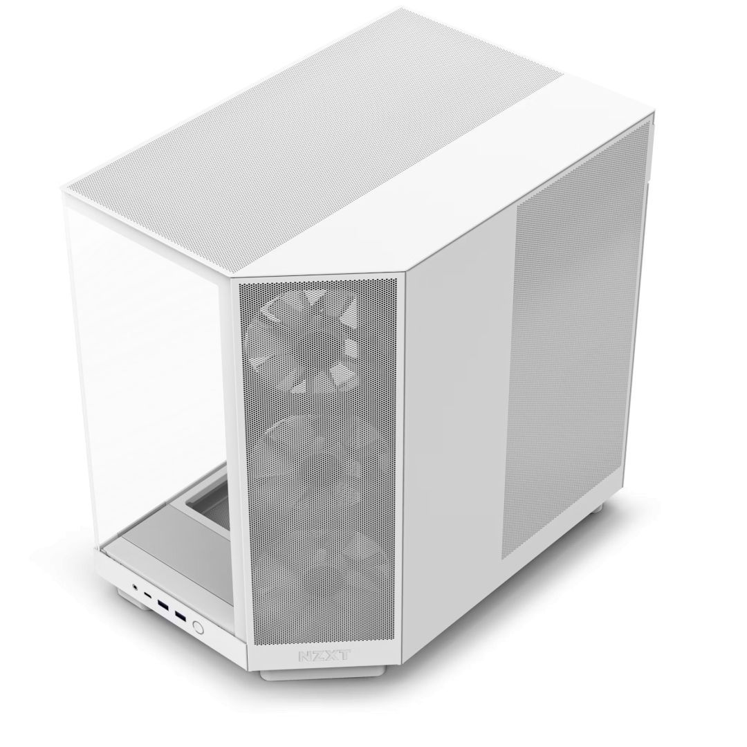 NZXT H6 Flow RGB (2023) Tempered Glass Matte White