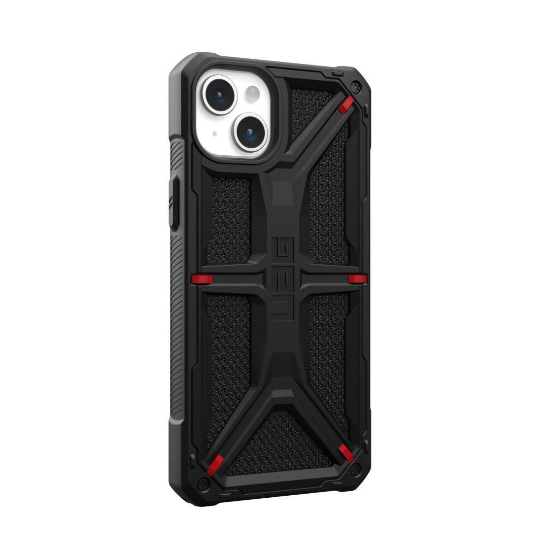 UAG Monarch case for iPhone 15 Plus Kevlar Black