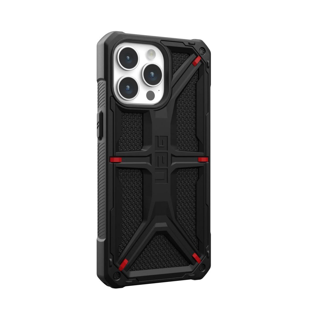 UAG Monarch case for iPhone 15 Pro Max Kevlar Black