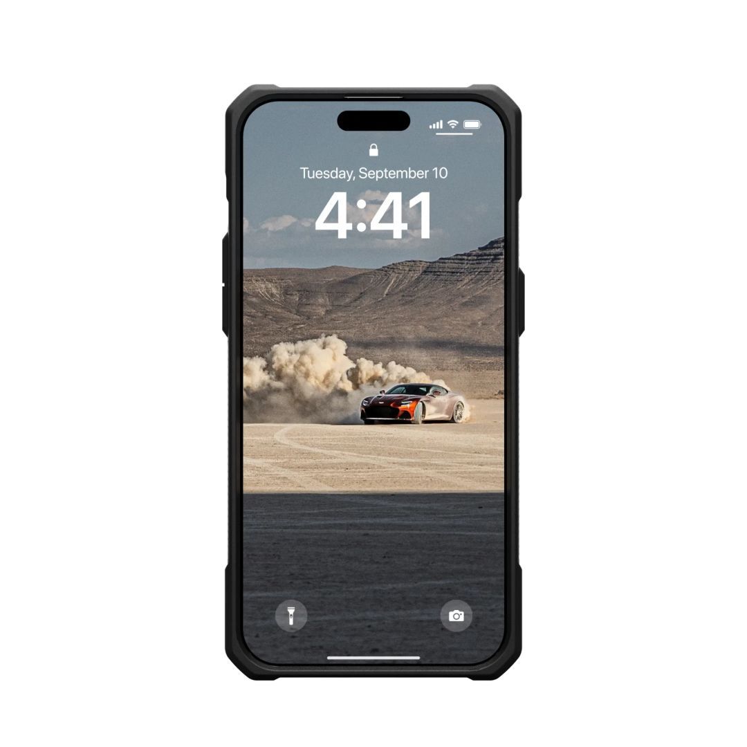 UAG Monarch case for iPhone 15 Pro Max Kevlar Black