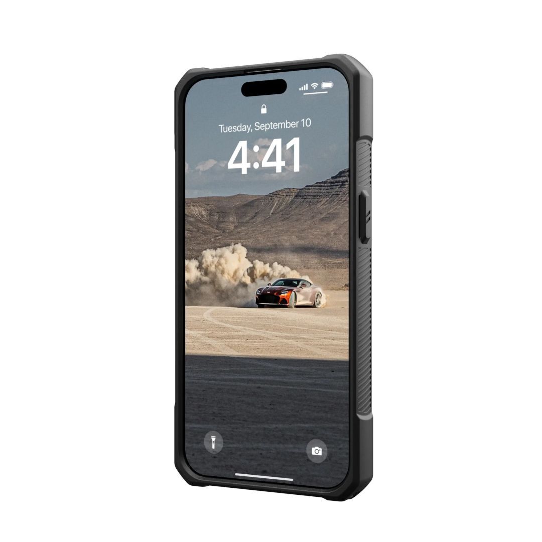 UAG Monarch case for iPhone 15 Pro Max Kevlar Black