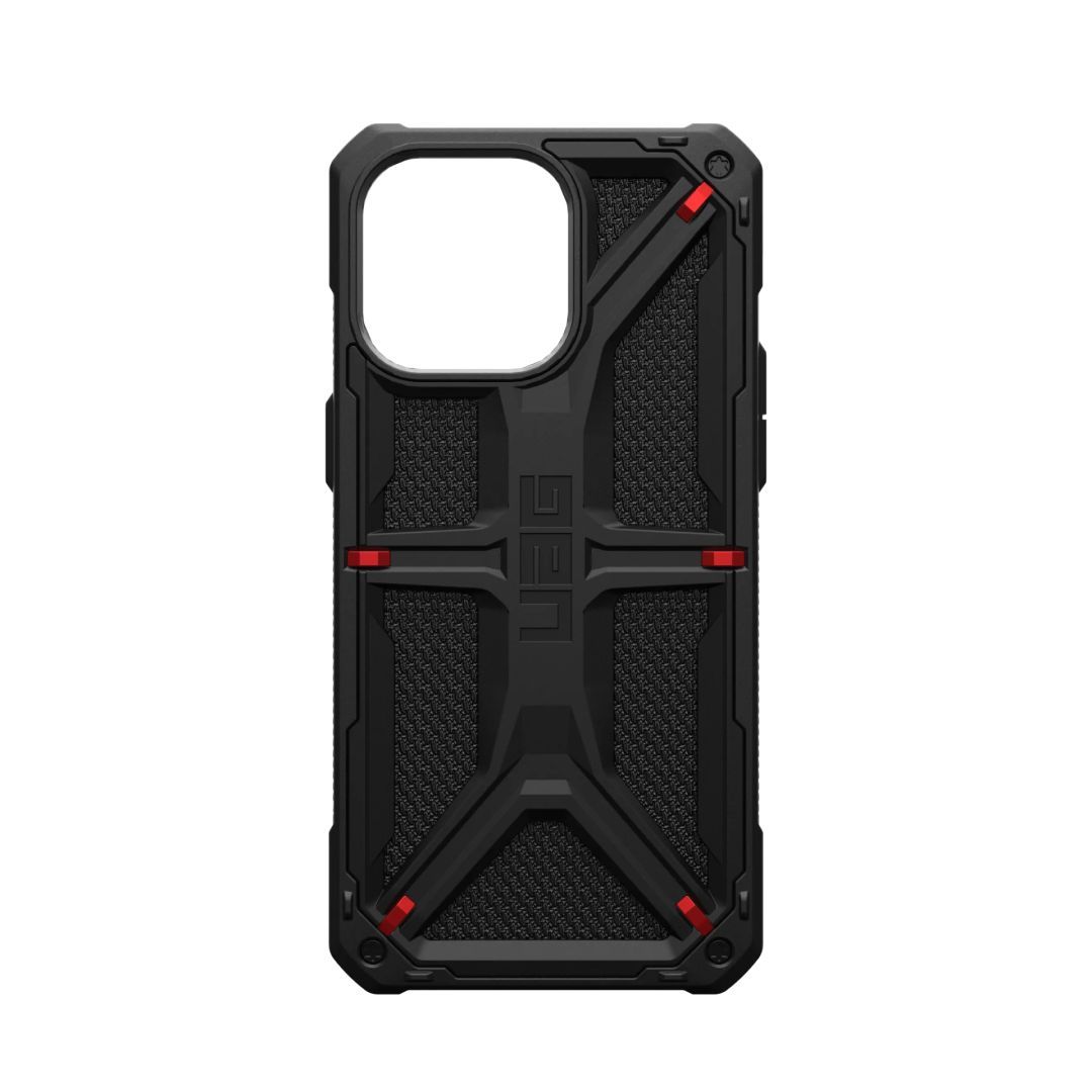 UAG Monarch case for iPhone 15 Pro Max Kevlar Black