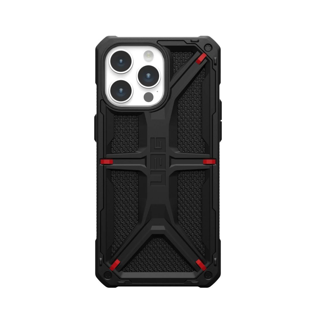 UAG Monarch case for iPhone 15 Pro Max Kevlar Black