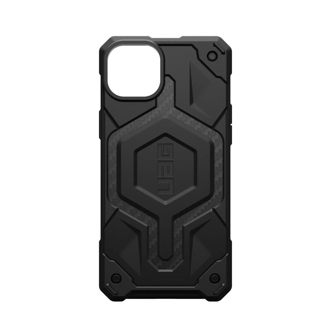 UAG Monarch Pro case for MagSafe iPhone 15 Plus Carbon Fiber