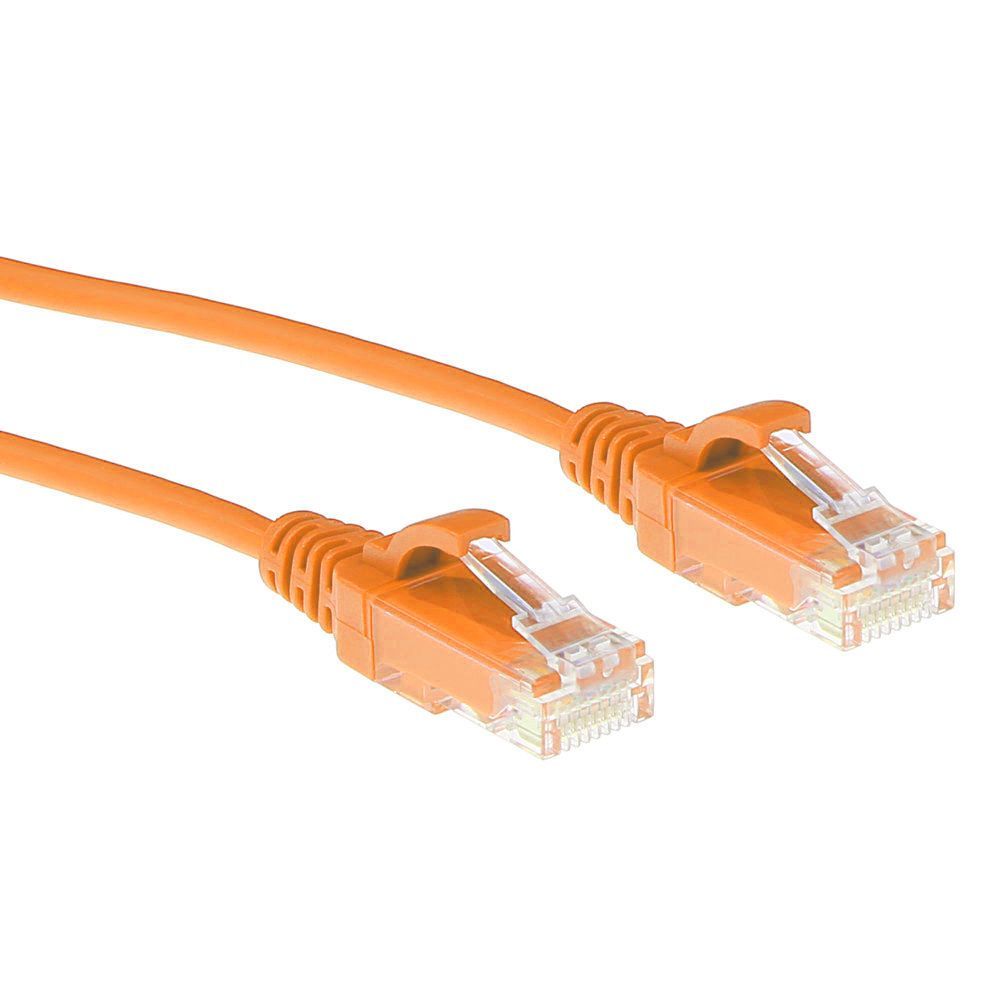 ACT CAT6 U-UTP Patch Cable 0,5m Orange