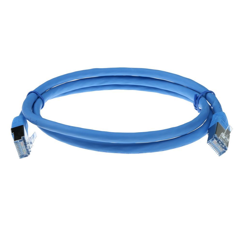 ACT CAT6A S-FTP Patch Cable 7m Blue