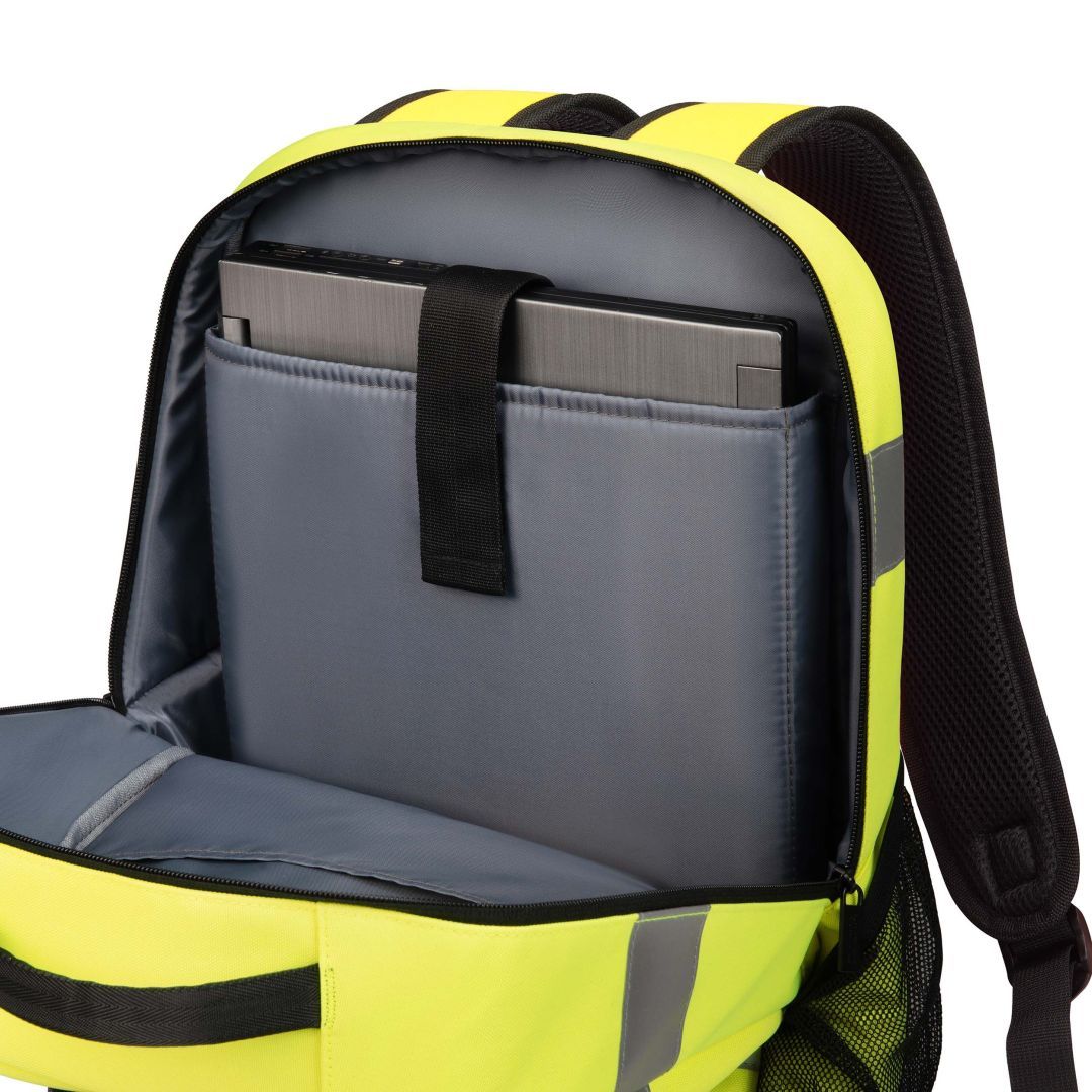 Dicota Backpack Hi-Vis Base 24 litres Yellow