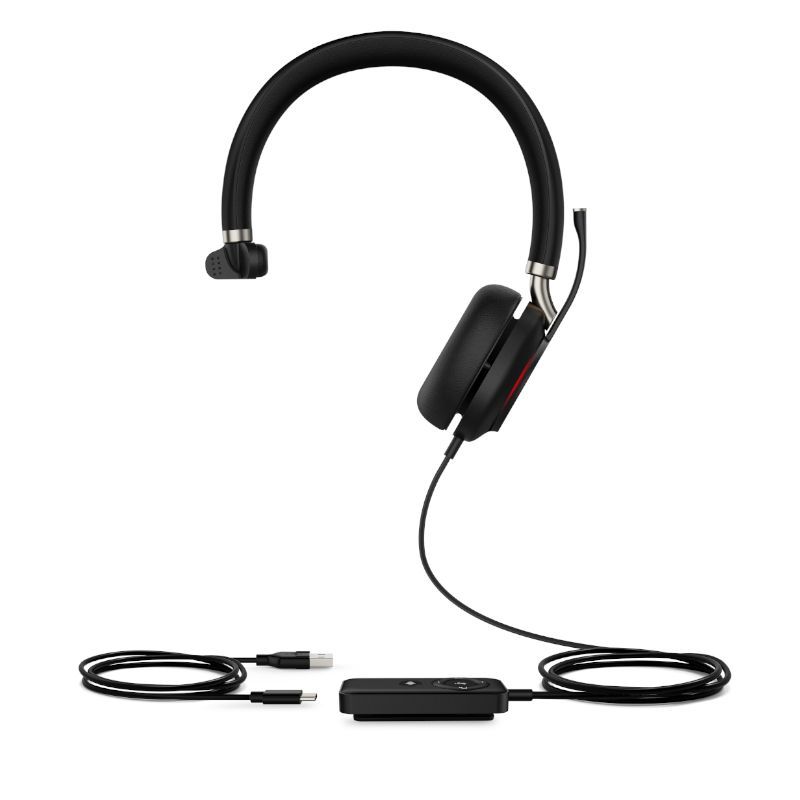 Yealink UH38 Mono UC Wireless Bluetooth USB-A Headset Black