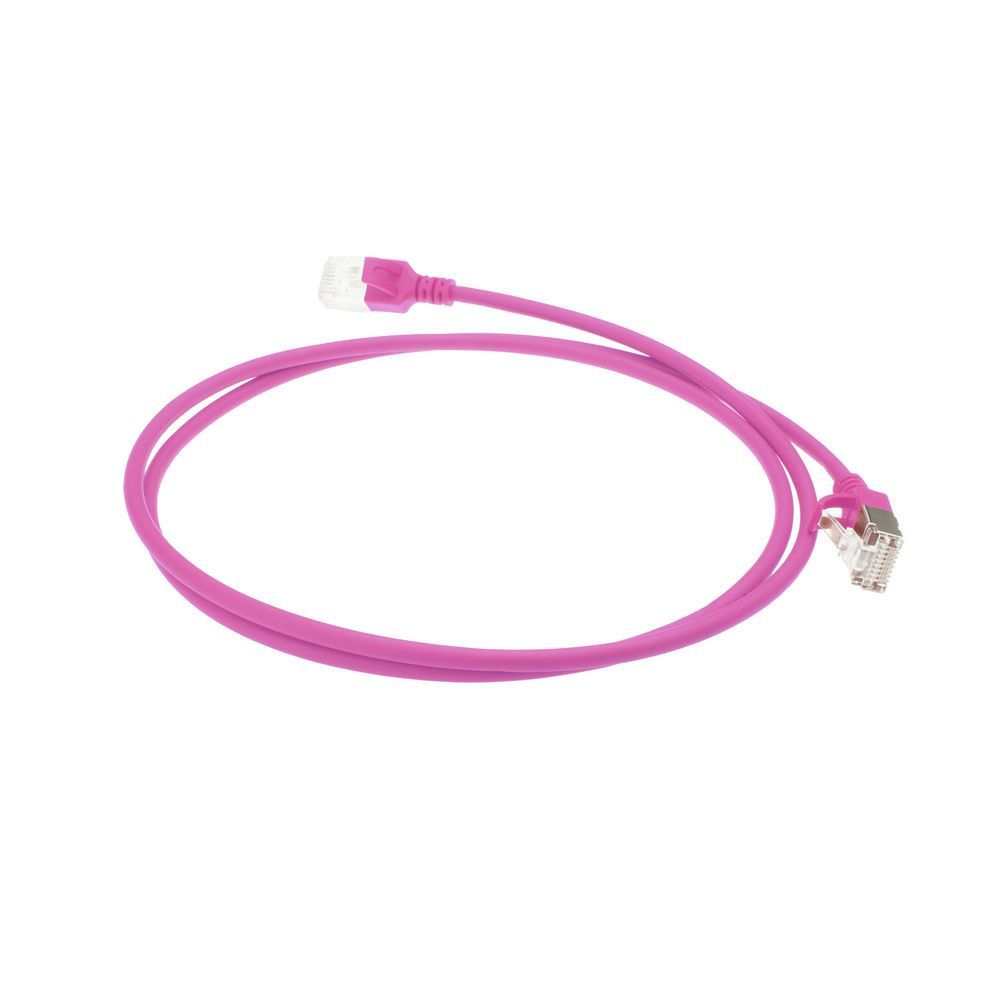 ACT CAT6A U-FTP Patch Cable 1m Pink