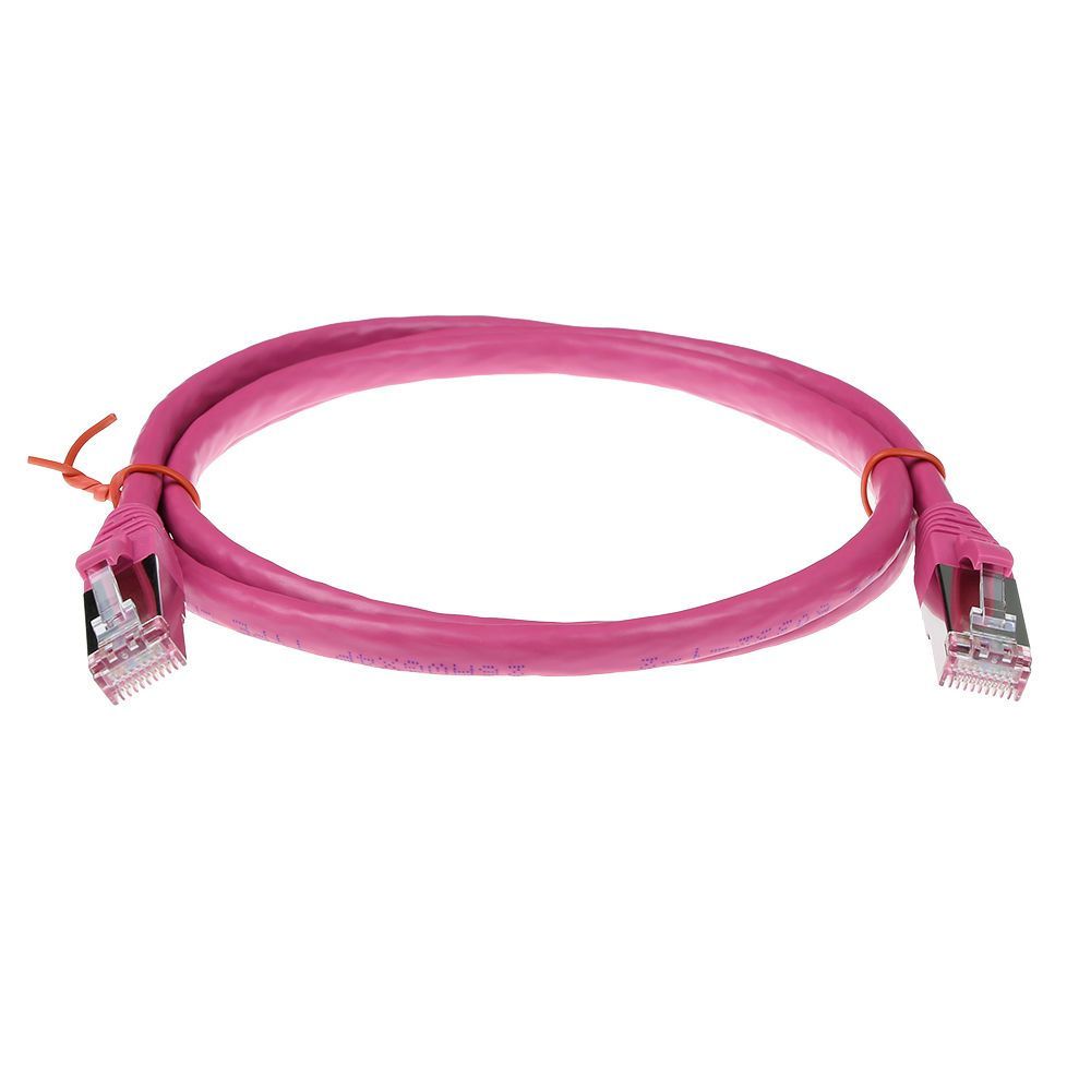 ACT CAT6A S-FTP Patch Cable 10m Pink