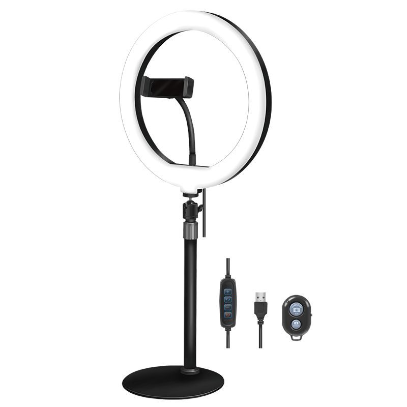 Logilink 25cm LED Ring Light with Lighting Controls and Remote Control