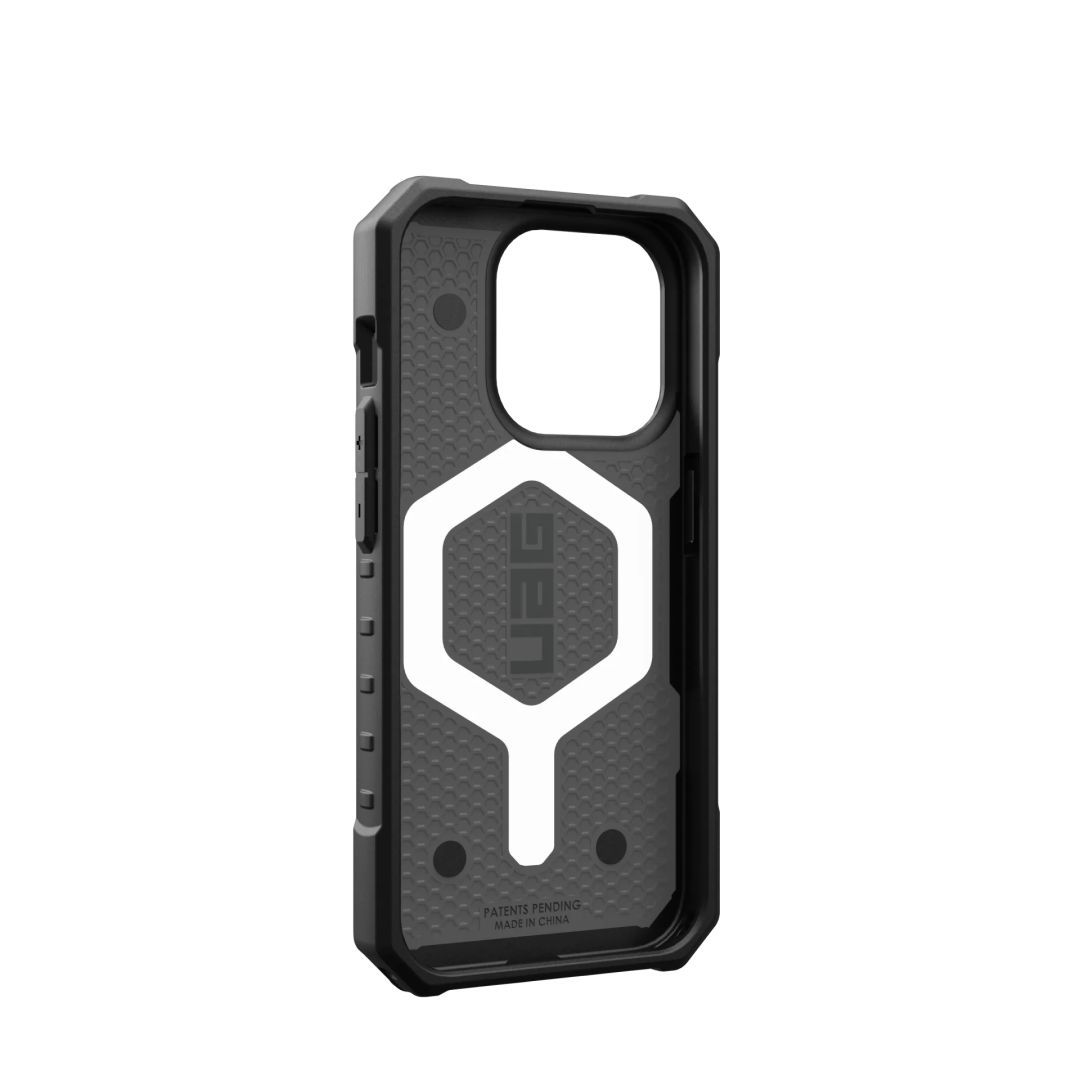 UAG Pathfinder case for MagSafe iPhone 15 Pro Silver